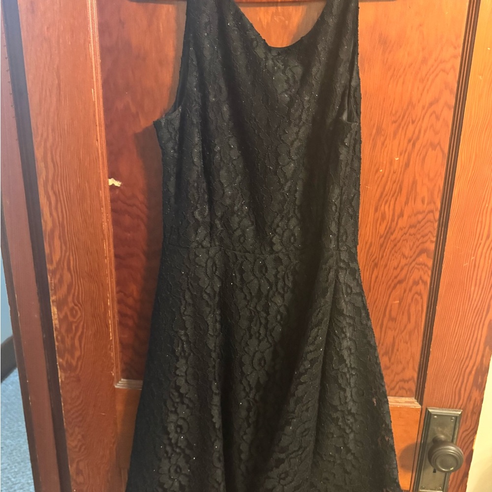 Elegant Black Lace Dress